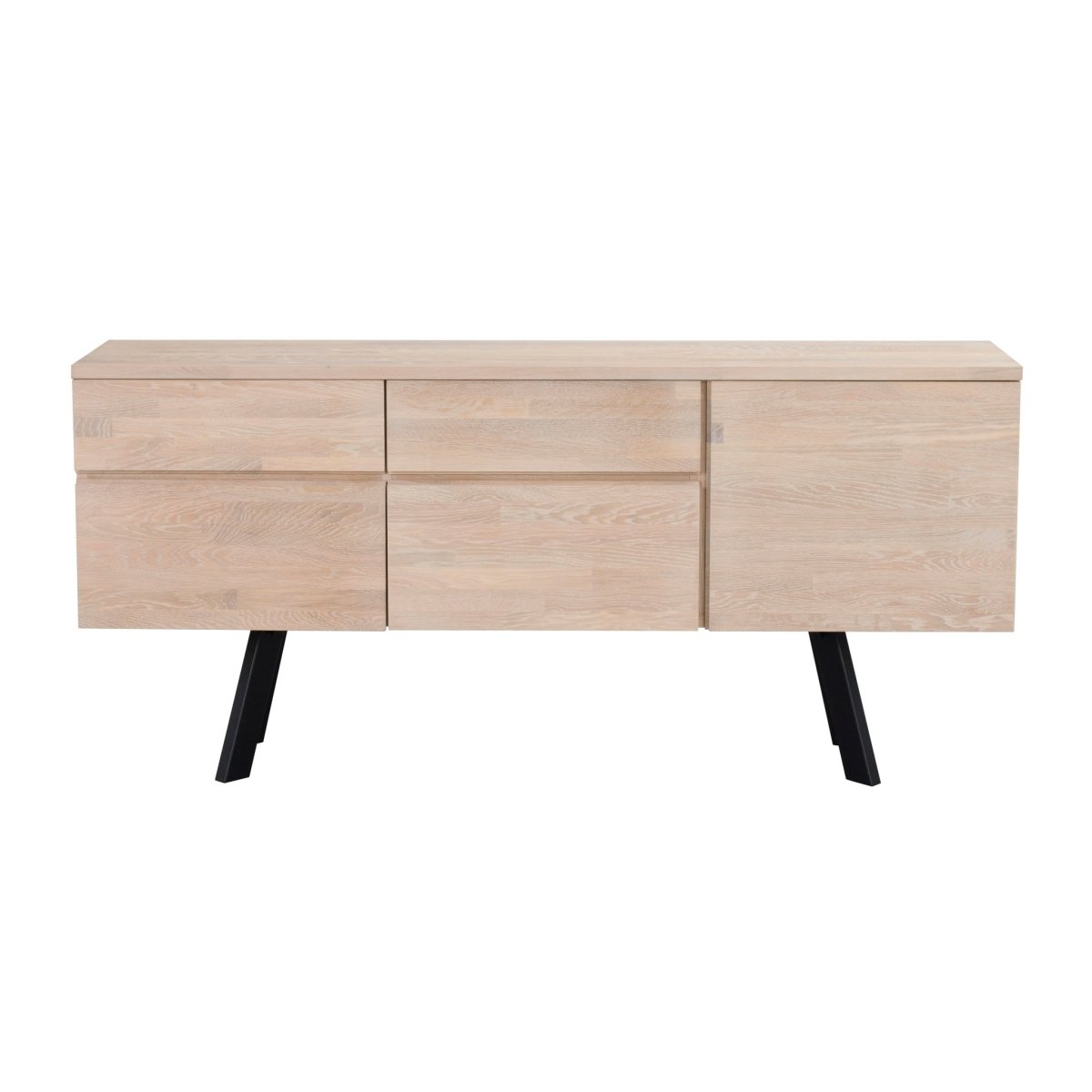 Fred Sideboard Vitpigmenterad/Svart | Rowico Home | 7340126525777 | 117421 | Maessing Interiör