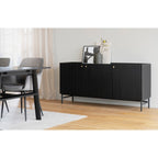 Halifax Sideboard Svartlackad Ek | Rowico Home | 7340126546048 | 119906 | Maessing Interiör