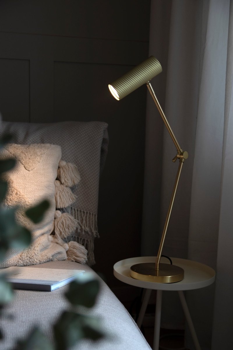 Hubble Read Bordslampa Mässing | Globen Lighting | 7319434233650 | 423365 | Maessing Interiör