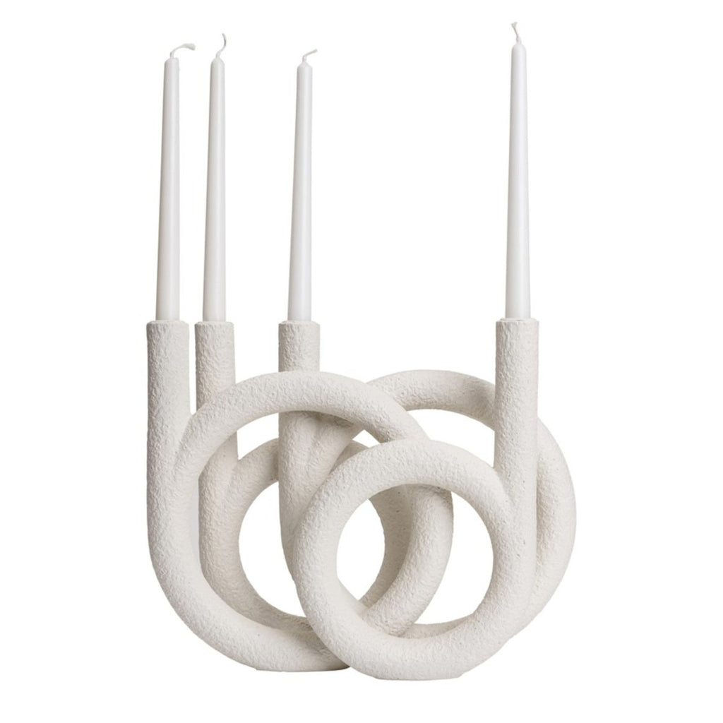 Julie Ljusstake x4 Offwhite | Mogihome | 7340007868856 | 103512 - | Maessing Interiör
