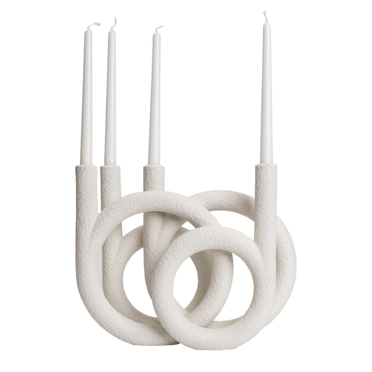 Julie Ljusstake x4 Offwhite | Mogihome | 7340007868856 | 103512 - | Maessing Interiör
