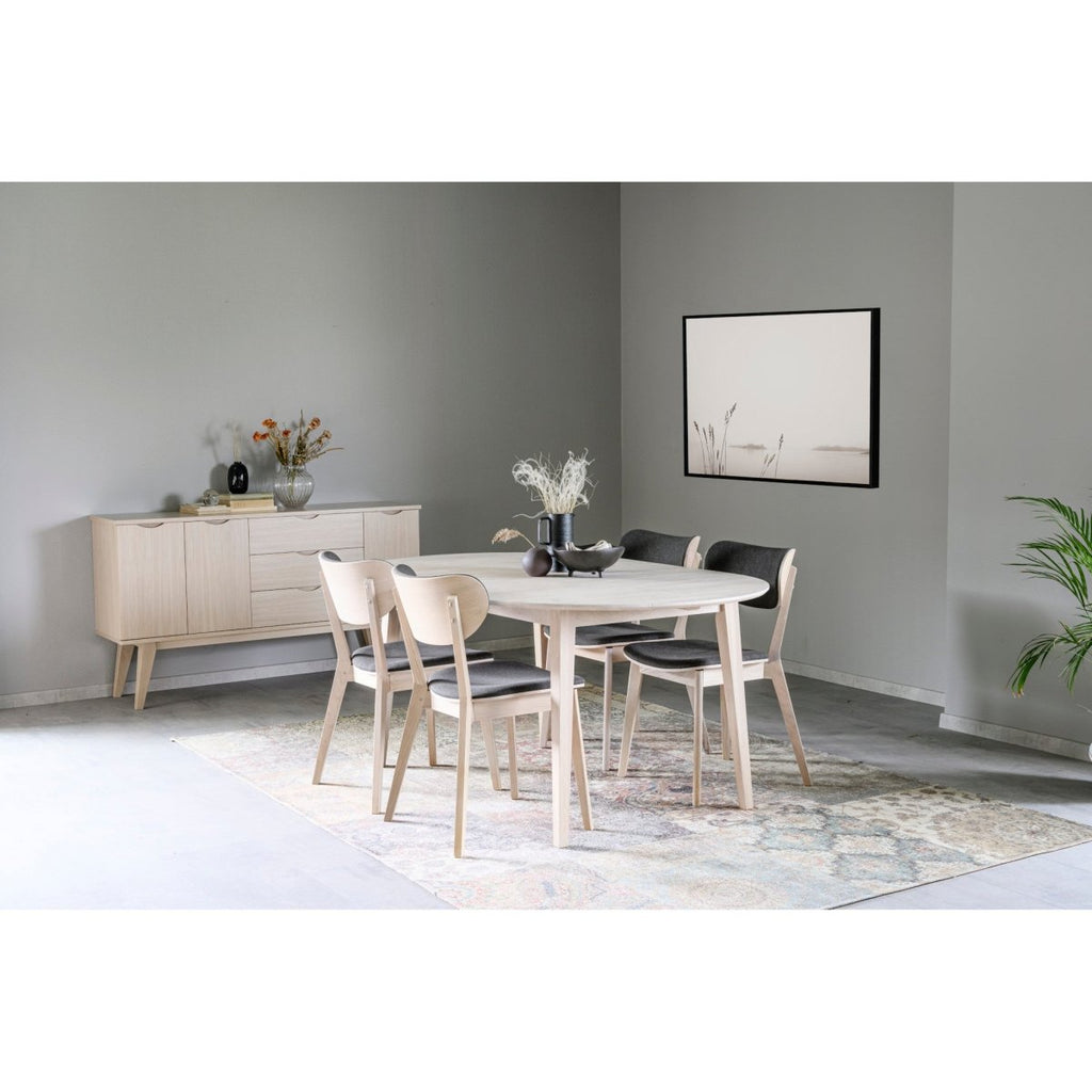 Kato Stol Vitpigmenterad/Mörkgrå | Rowico Home | 7340126519288 | 113006 | Maessing Interiör