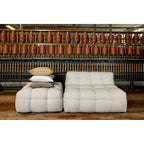 Kendall Fåtölj 1,5 - sits Beige Bouclé | Mogihome | | 104280 | Maessing Interiör
