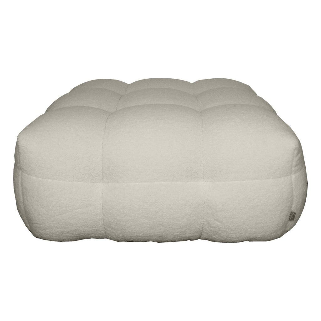 Kendall Fotpall Creme Teddy | Mogihome | | 104282 | Maessing Interiör