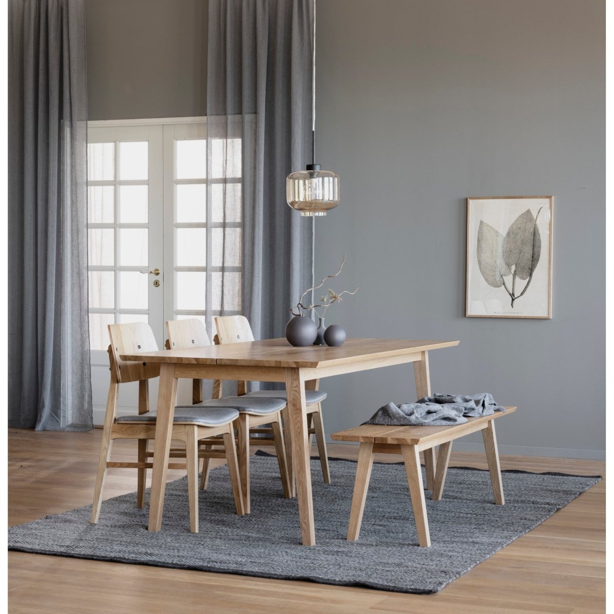 Melfort Sittbänk Ek | Rowico Home | 7340126544778 | 119748 | Maessing Interiör
