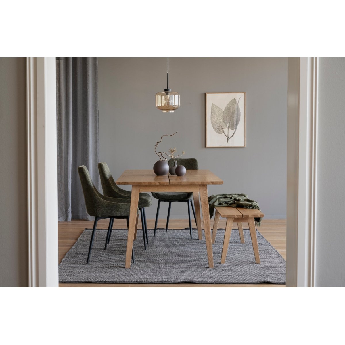 Melfort Sittbänk Ek | Rowico Home | 7340126544778 | 119748 | Maessing Interiör
