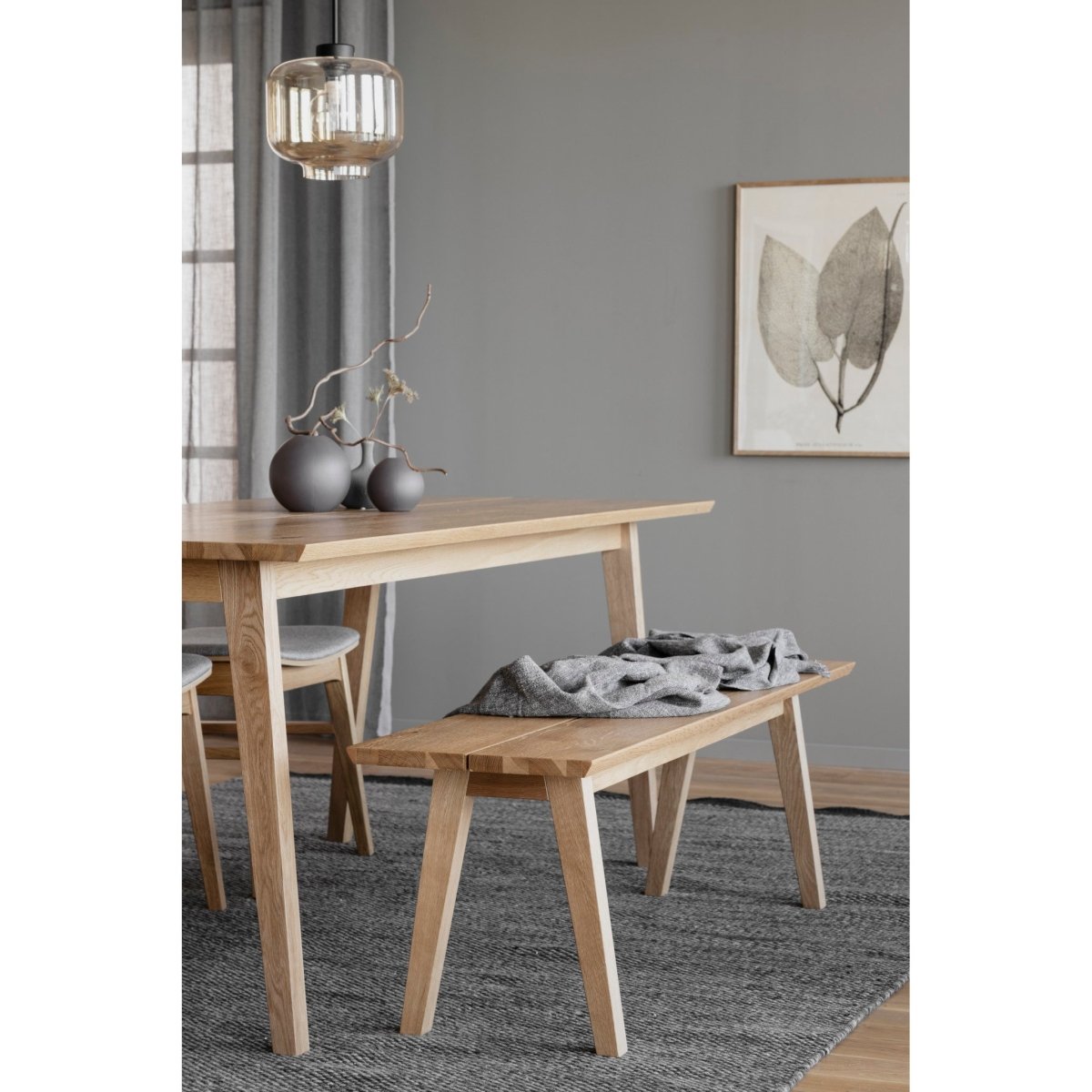 Melfort Sittbänk Ek | Maessing Interiör | Sittbänk | 7340126544778 | 119748 | Rowico Home