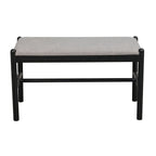 Milford Bänk Svart/Grå | Rowico Home | 7340126541494 | 119546 | Maessing Interiör