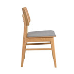Nagano Stol Ljusgrå/Ek | Rowico Home | 7340126541012 | 119430 | Maessing Interiör