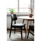 Nagano Stol Mörkgrå/Svart | Rowico Home | 7340126541036 | 119432 | Maessing Interiör