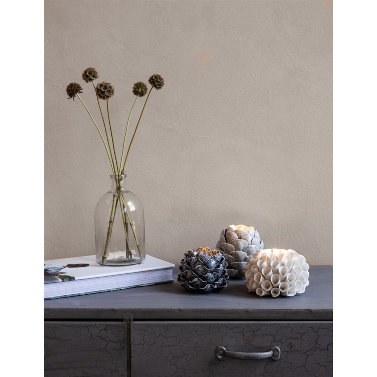 Shelly Beige Ljuslykta | Mogihome | 7340007867361 | 103225 | Maessing Interiör