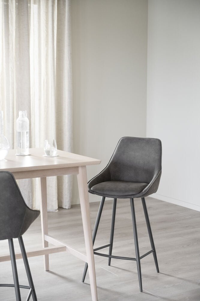Sierra Barstol Mörkgrå/Svart | Rowico Home | 7340126552377 | 110476 | Maessing Interiör