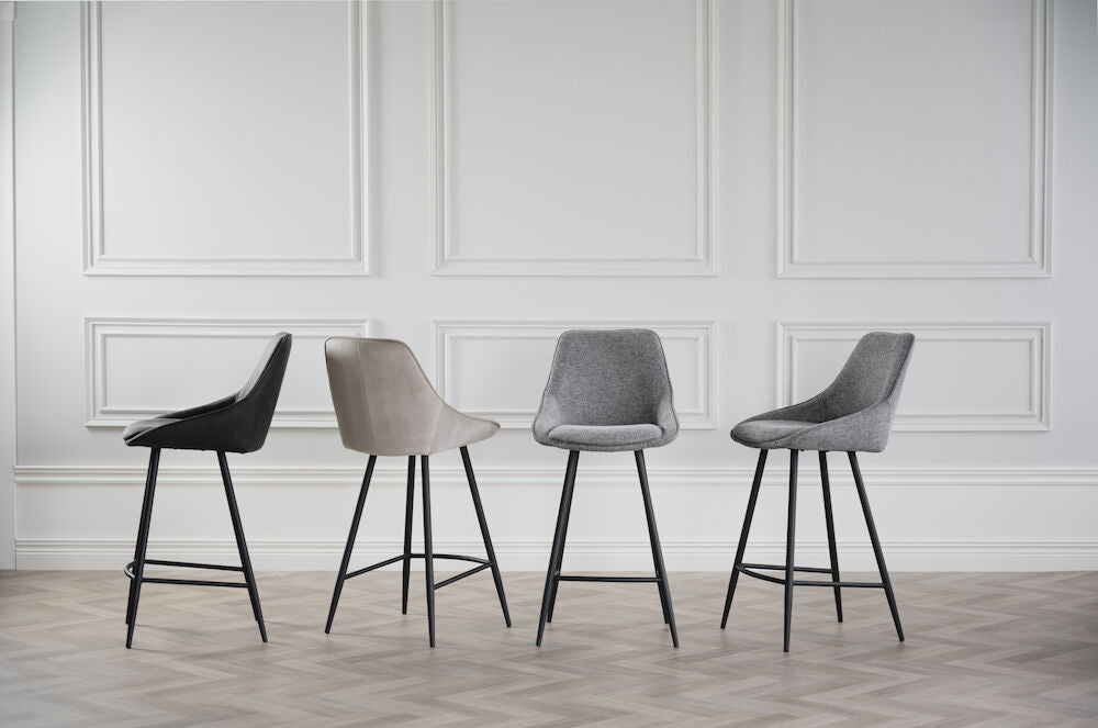 Sierra Barstol Mörkgrå/Svart | Rowico Home | 7340126552377 | 110476 | Maessing Interiör