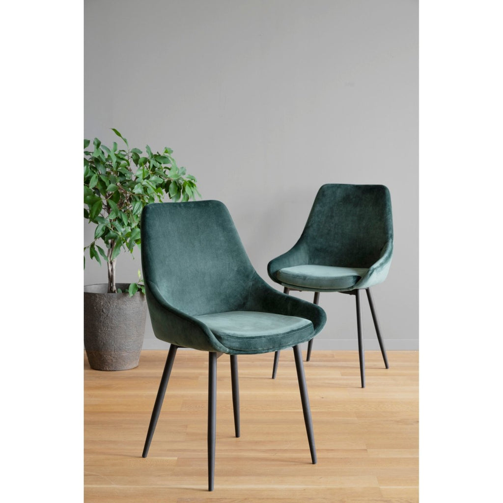 Sierra Stol Grön/Svart | Rowico Home | 7340126542446 | 110397 | Maessing Interiör