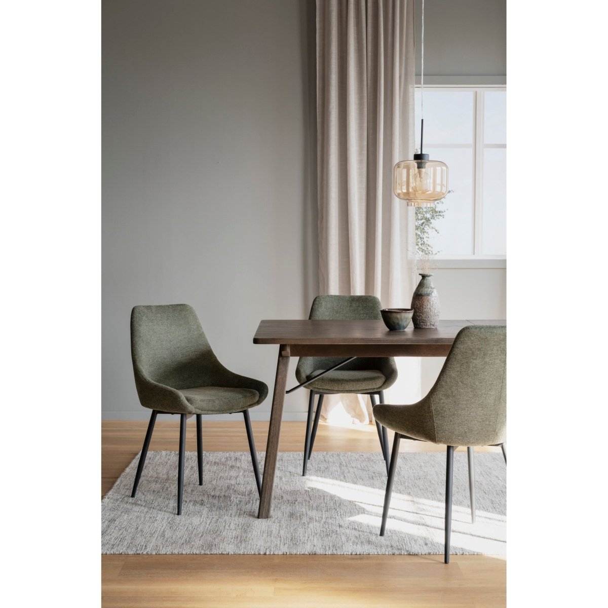 Sierra Stol Grön/Svart | Rowico Home | 7340126547946 | 110489 | Maessing Interiör