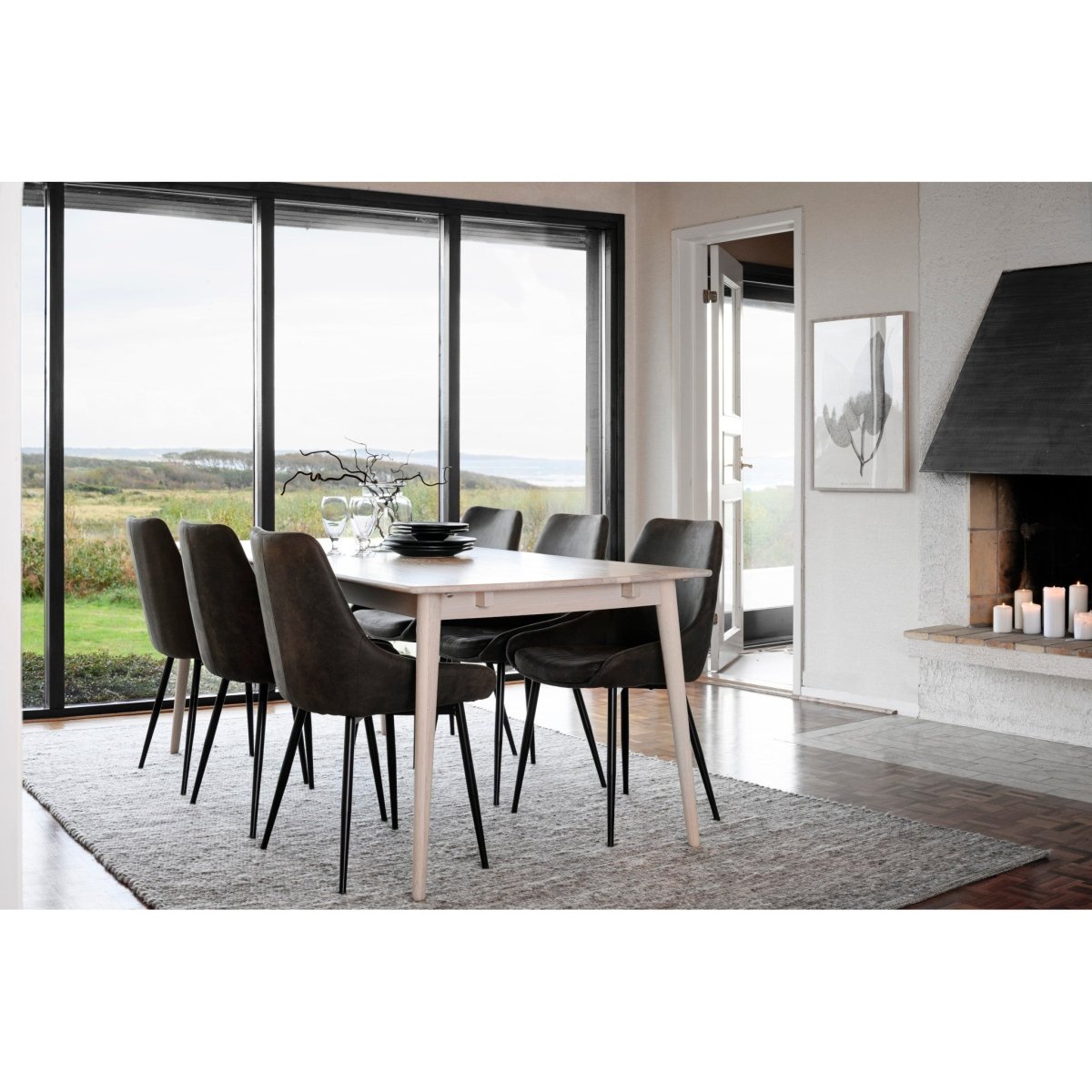 Sierra Stol Mörkgrå/Svart | Rowico Home | 7340126528198 | 110385 | Maessing Interiör