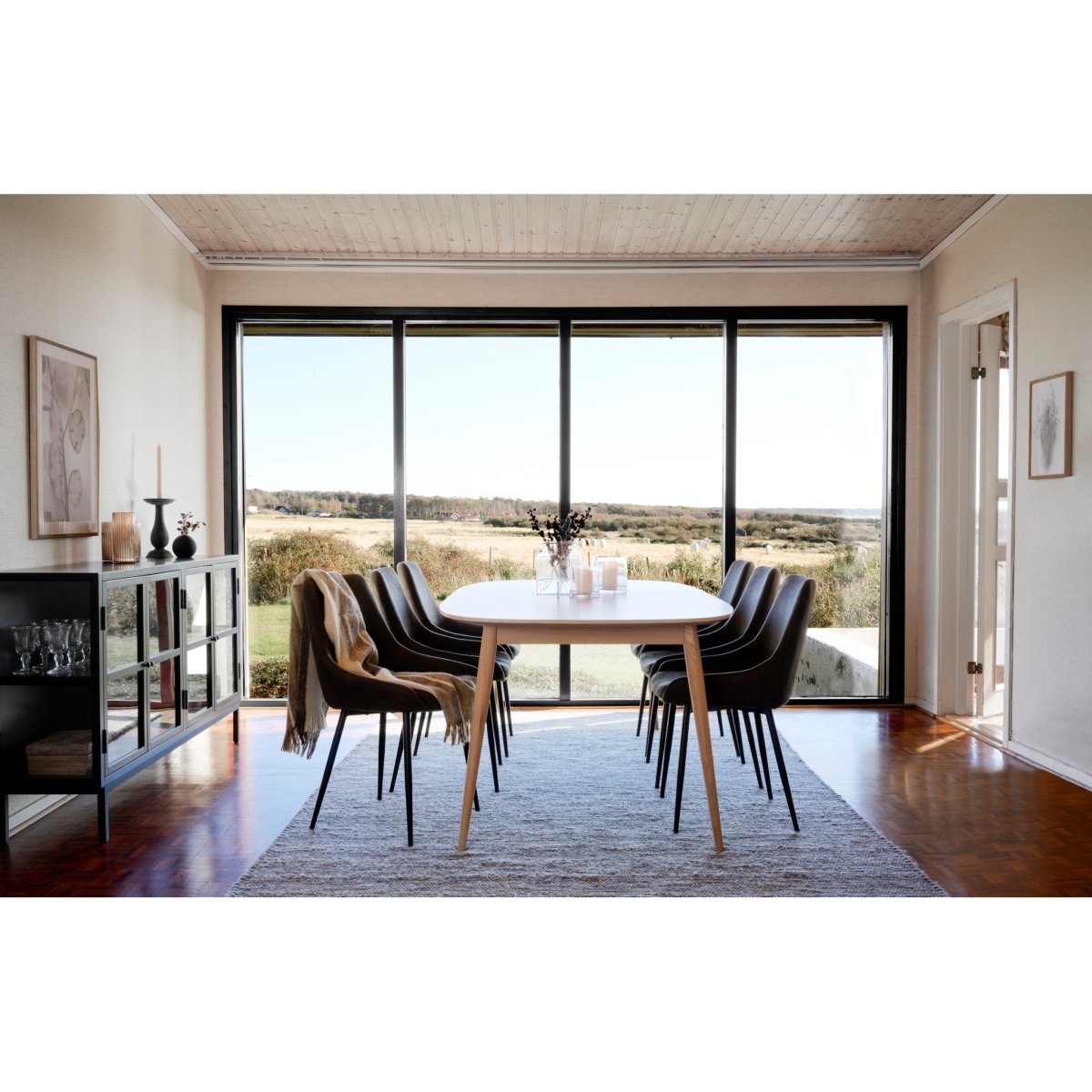 Sierra Stol Mörkgrå/Svart | Rowico Home | 7340126528198 | 110385 | Maessing Interiör