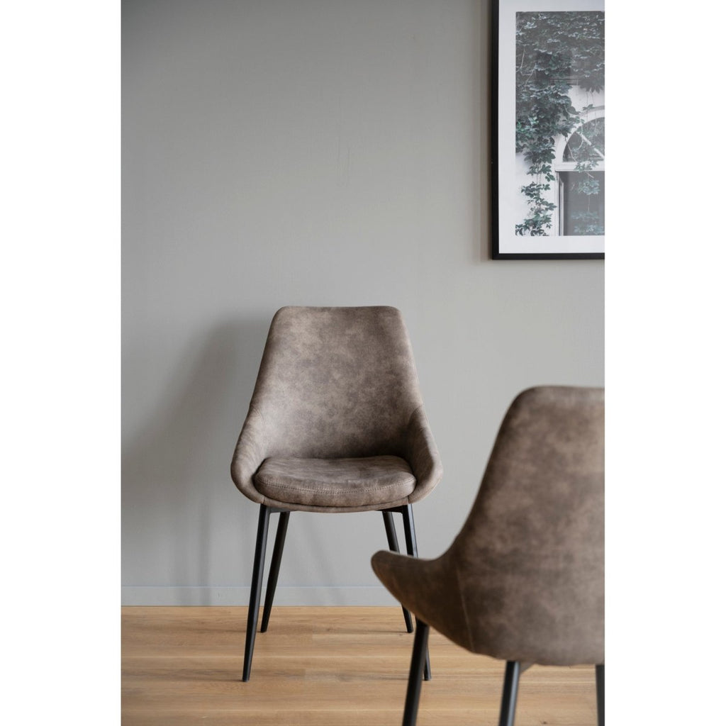 Sierra Stol Mullvad/Svart | Rowico Home | 7340126520758 | 110384 | Maessing Interiör