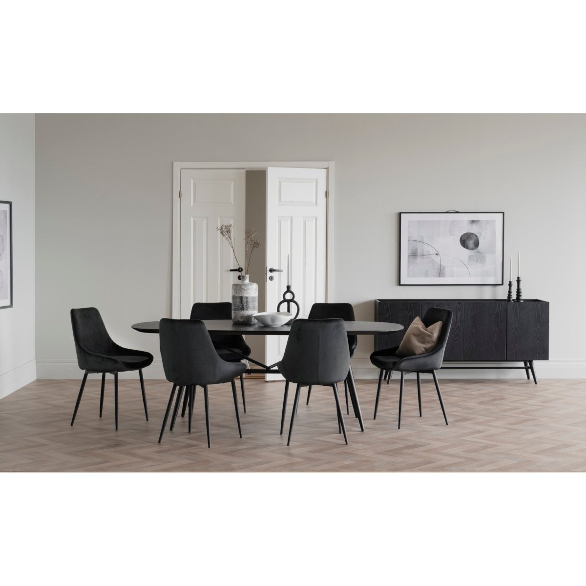 Sierra Stol Svart/Svart | Rowico Home | 7340126547502 | 110467 | Maessing Interiör