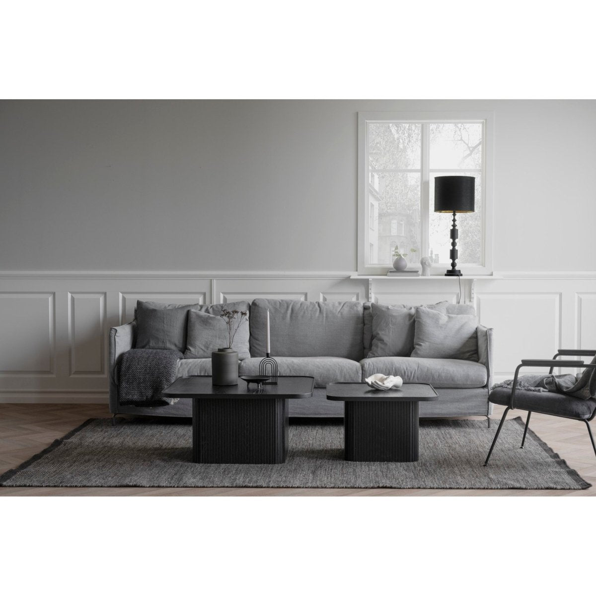 Sullivan Soffbord Svart Ek 60 | Rowico Home | 7340126548196 | 120103 | Maessing Interiör