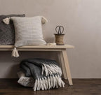Tara Kuddfodral Ecru/Svart 45x45 | Mogihome | 7340007868443 | 103444 | Maessing Interiör