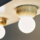 Torrano Plafond/Vägglampa 13 Travertin | Maessing Interiör | Belysning | 7319435905020 | 590502 | Globen Lighting