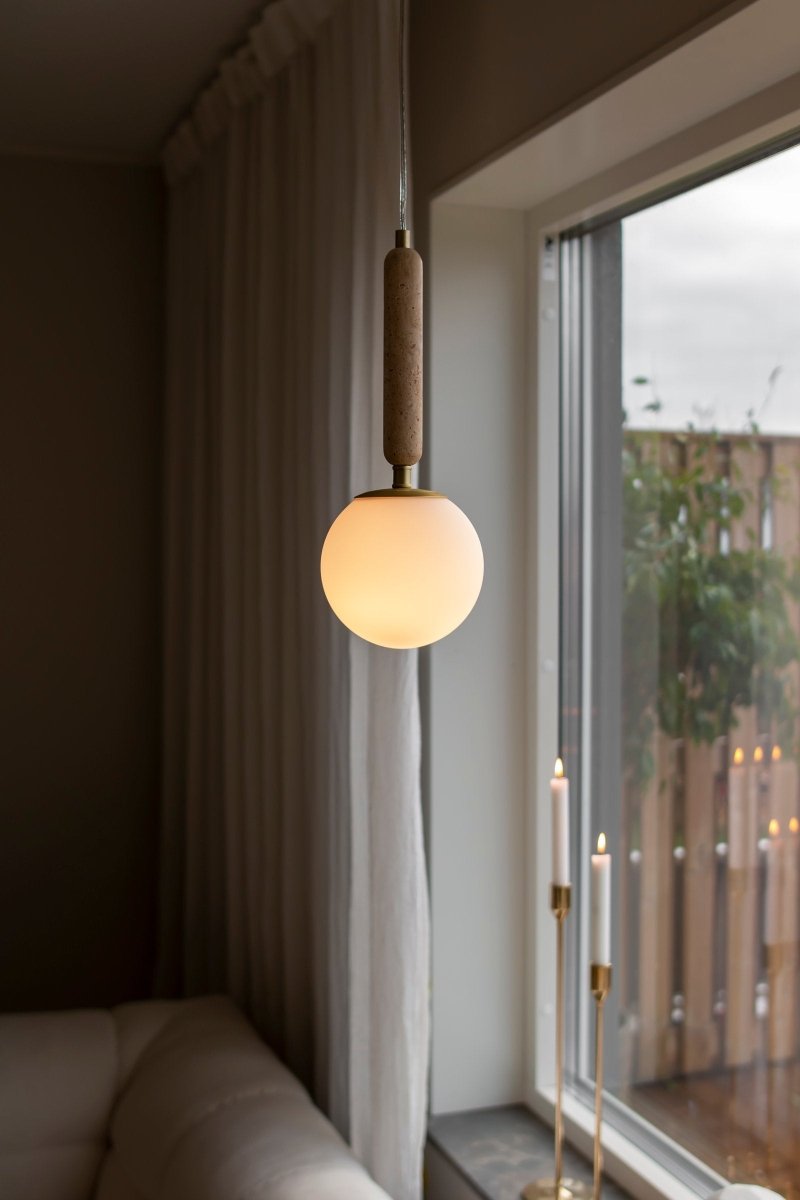 Torrano Taklampa 15 Travertin | Globen Lighting | 7319435405025 | 540502 | Maessing Interiör