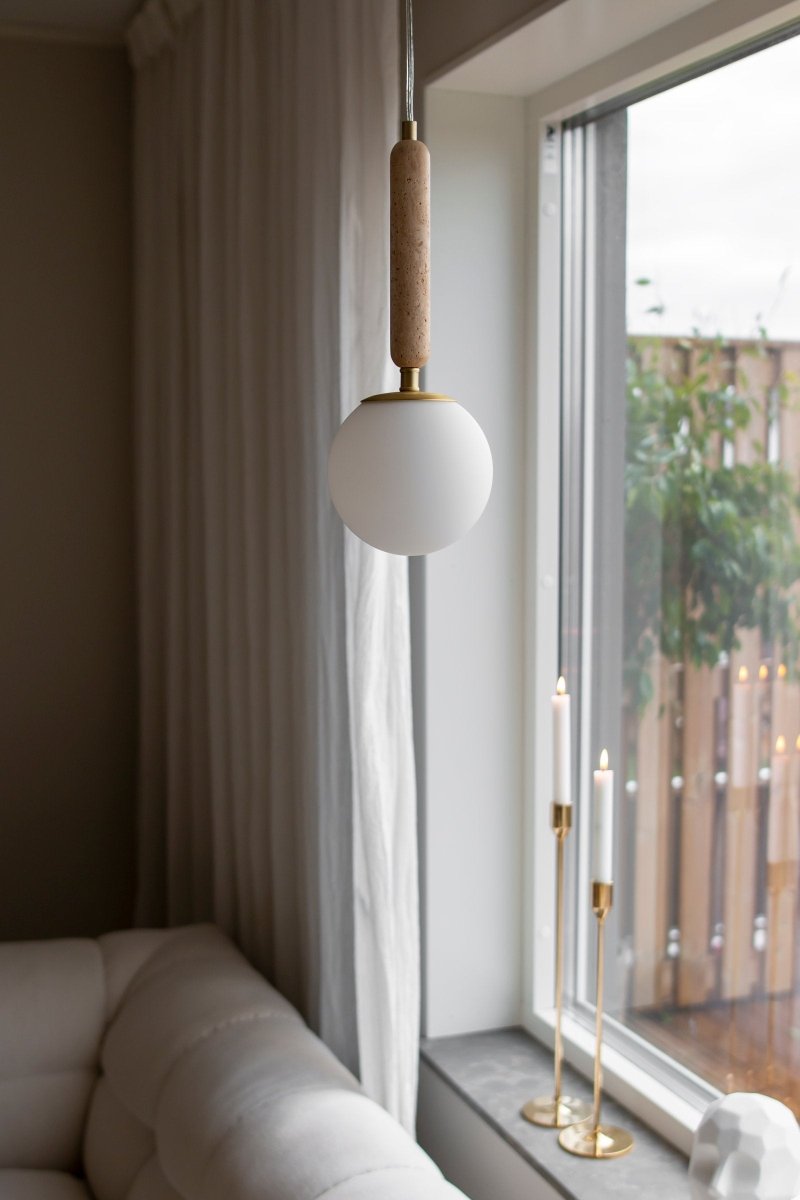 Torrano Taklampa 15 Travertin | Globen Lighting | 7319435405025 | 540502 | Maessing Interiör
