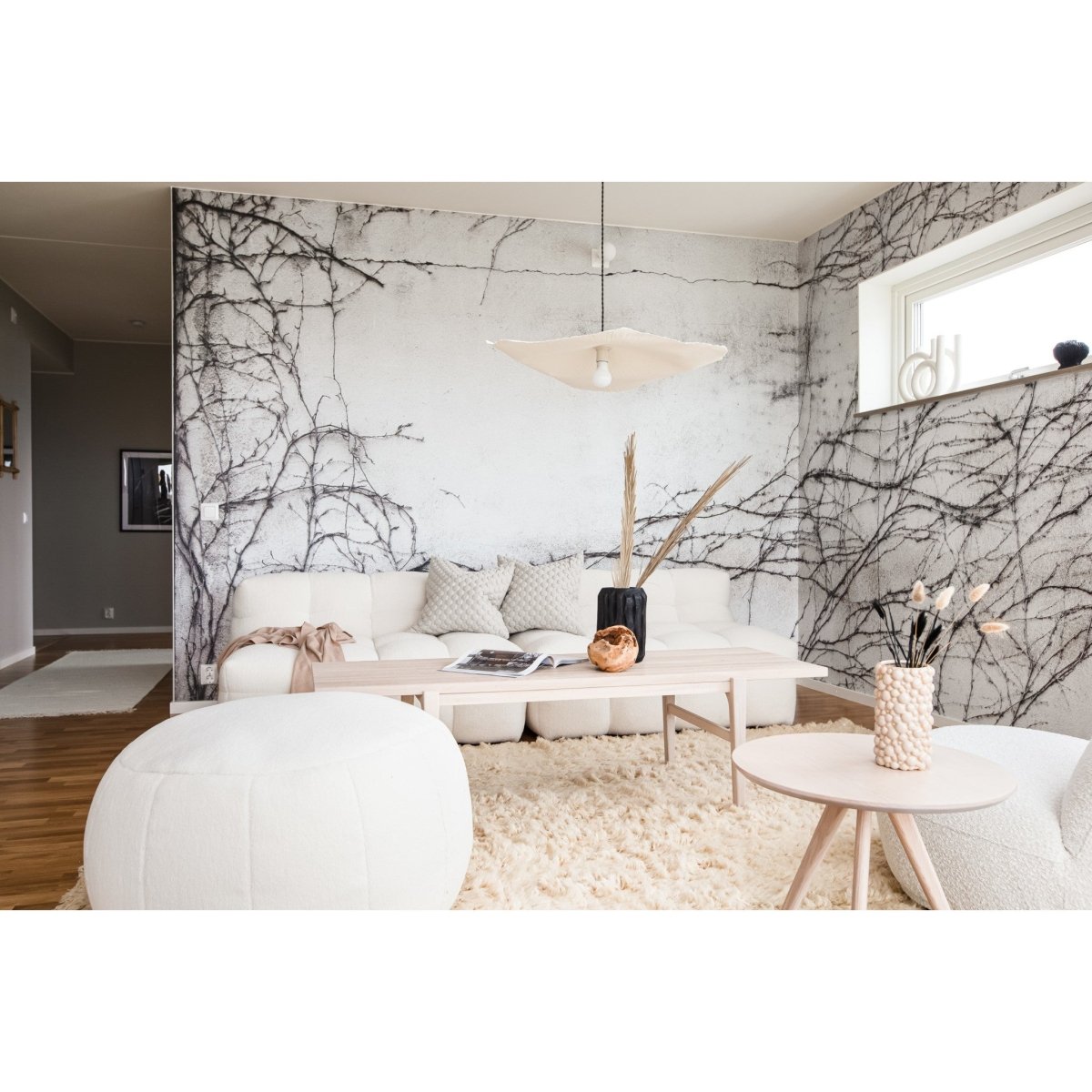 Tulum Sittpuff Creme Teddy | Mogihome | | 104037 | Maessing Interiör