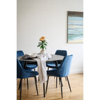 Yumi Matbord Svart 115 Ø | Rowico Home | 7340126504529 | 52212 | Maessing Interiör